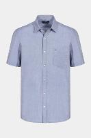 Camisa Aramis Manga Curta Regular Algodão Fio 50 Azul - 6