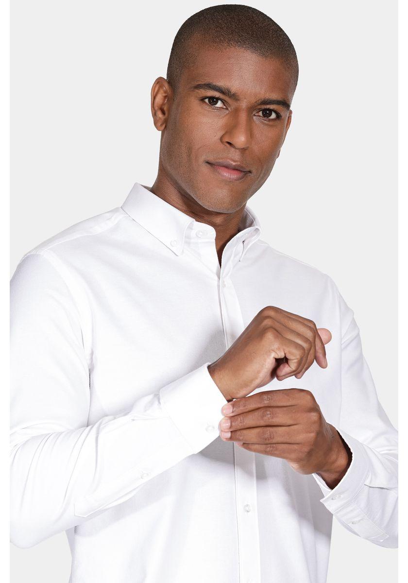 Camisa Aramis Manga Longa Slim Stretch Branco - 3
