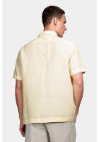 Camisa Aramis Regular Linho Algodão Amarelo