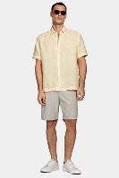 Camisa Aramis Regular Linho Algodão Amarelo - 2