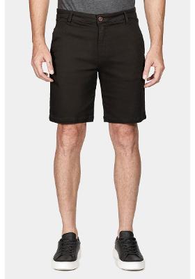 Bermuda Chino Sarja Moletom Preto