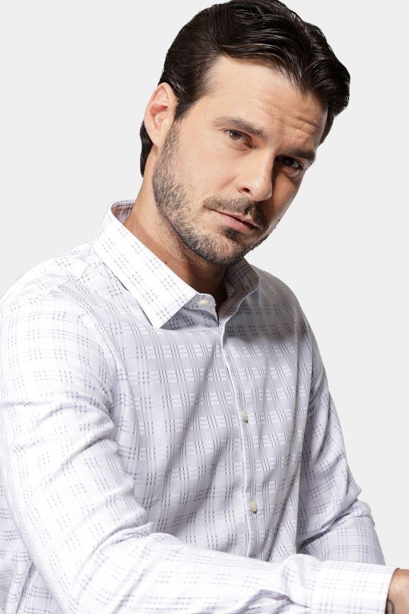 Camisa Aramis Manga Longa Slim Algodão Fio 100 Branco - 2