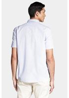 Camisa Aramis Manga Curta Slim Algodão Azul