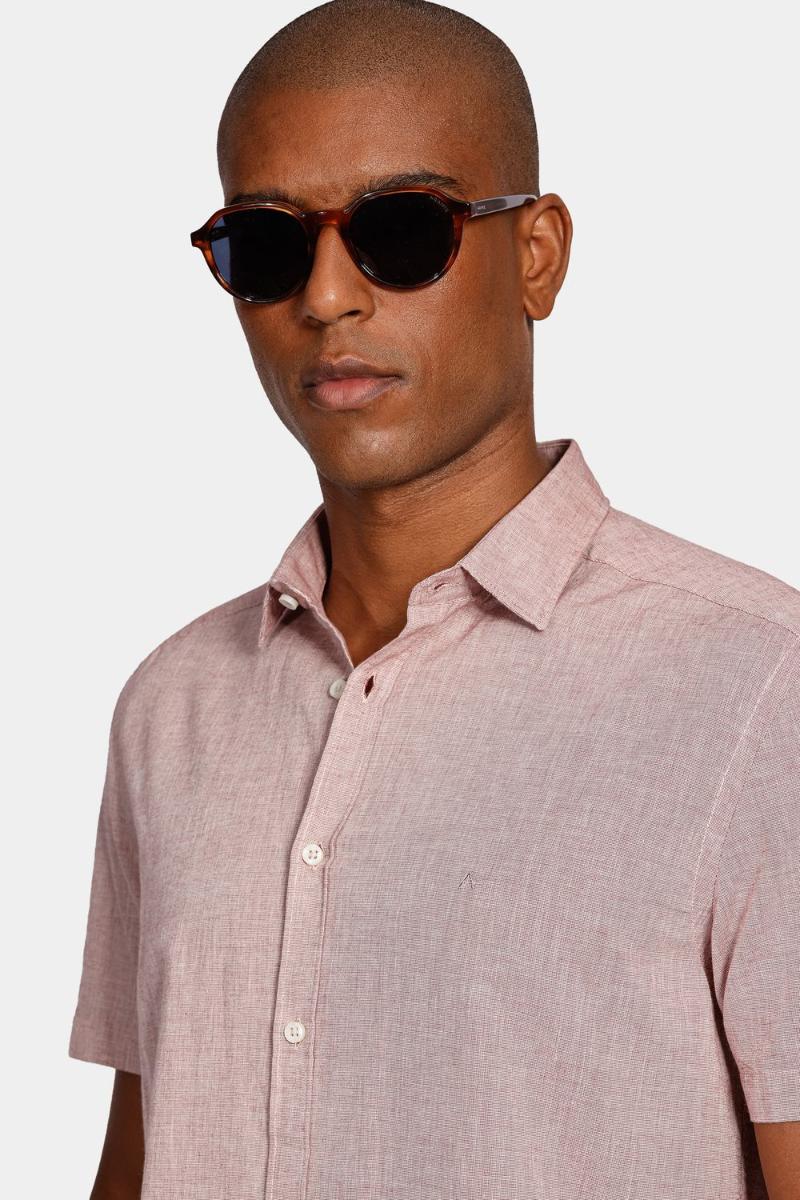 Camisa Aramis Manga Curta Move Regular Flamê Telha - 3