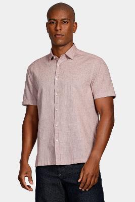 Camisa Aramis Manga Curta Move Regular Flamê Telha