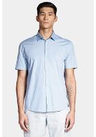 Camisa Aramis Manga Curta Regular Algodão Fio 50  Azul - 1