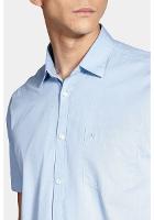 Camisa Aramis Manga Curta Regular Algodão Fio 50  Azul - 3