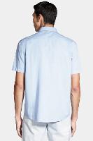 Camisa Aramis Manga Curta Regular Algodão Fio 50  Azul