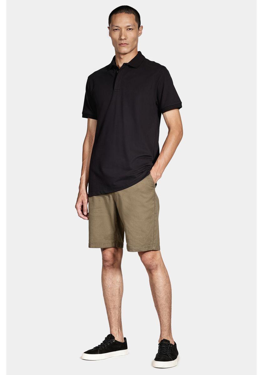 Bermuda Aramis Chino Clássica Canvas Verde Militar - 2