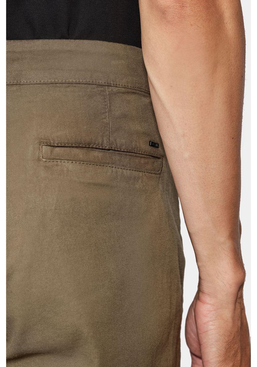 Bermuda Aramis Chino Clássica Canvas Verde Militar - 4