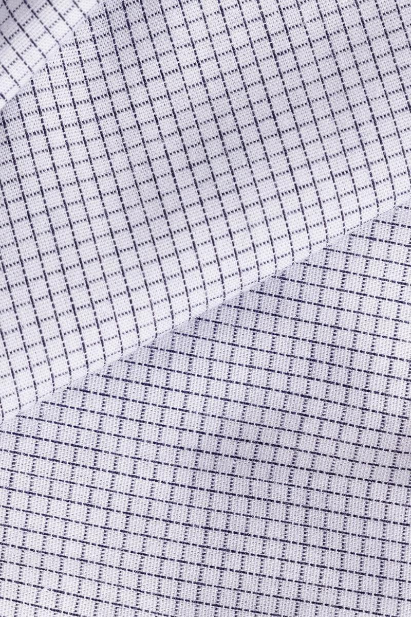 Camisa Aramis Manga Longa Regular Algodão Xadrez Branco - 5