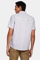 Camisa Aramis Manga Longa Regular Algodão Xadrez Branco