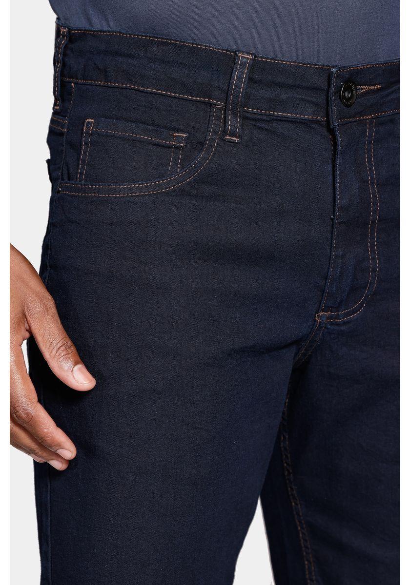Bermuda Jeans Dark Blue Azul Escuro - 3