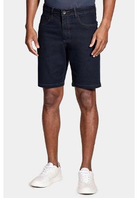 Bermuda Jeans Dark Blue Azul Escuro