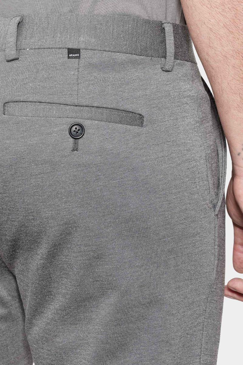 Calça Alfaiataria Cós Ajustável Cinza - 4