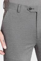 Calça Alfaiataria Cós Ajustável Cinza - 3