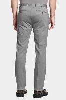 Calça Alfaiataria Cós Ajustável Cinza - 5