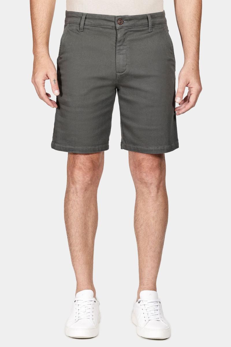 Bermuda Aramis Chino Sarja Moletom Chumbo - 1