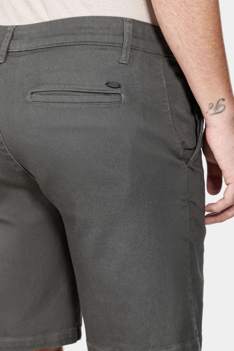 Bermuda Aramis Chino Sarja Moletom Chumbo - 4