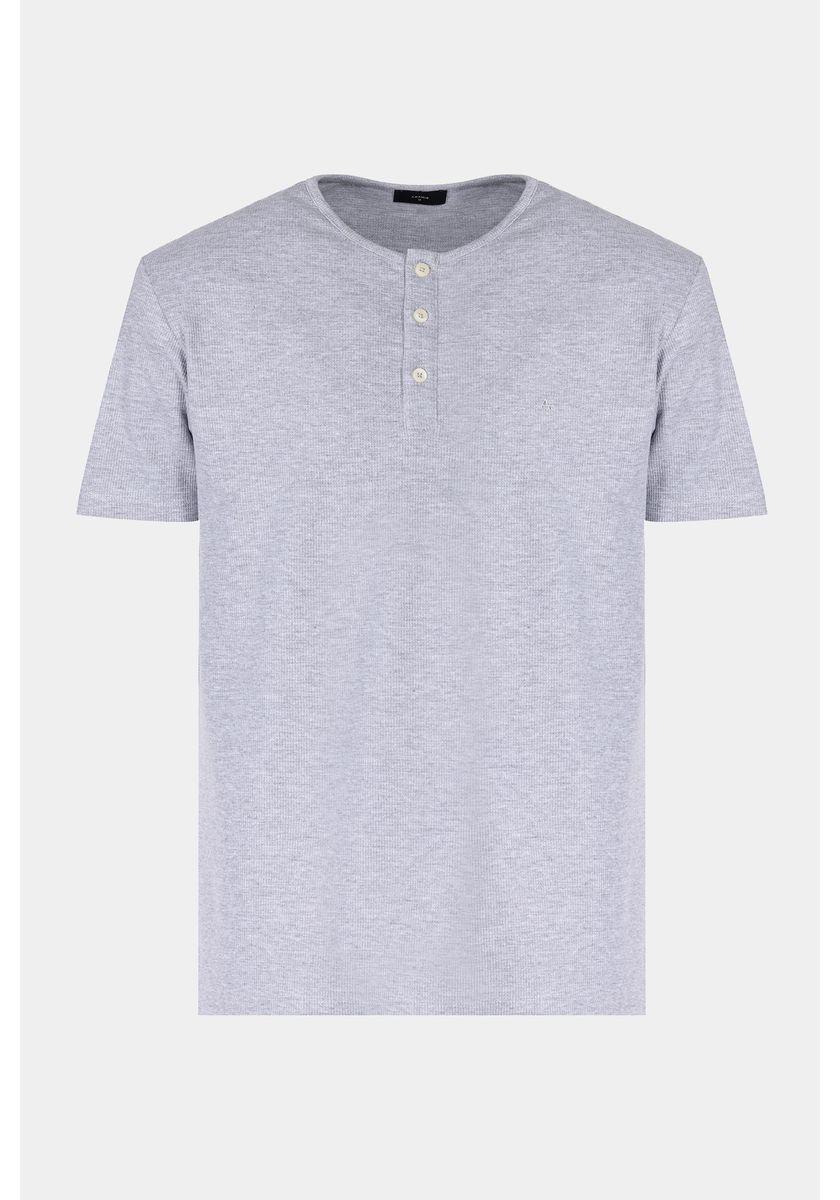 Camiseta Manga Curta Quadrile Portuguesa Cinza Grafite - 1