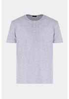 Camiseta Manga Curta Quadrile Portuguesa Cinza Grafite - 1