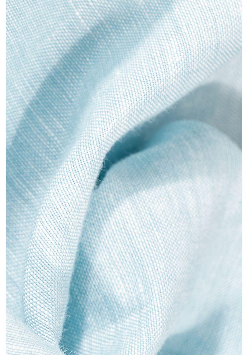 Camisa Manga Longa Move Regular Linho Algodão Martinelli Azul Piscina - 5