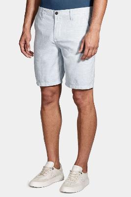 Bermuda Aramis Chino Clássica Oxford Azul Médio