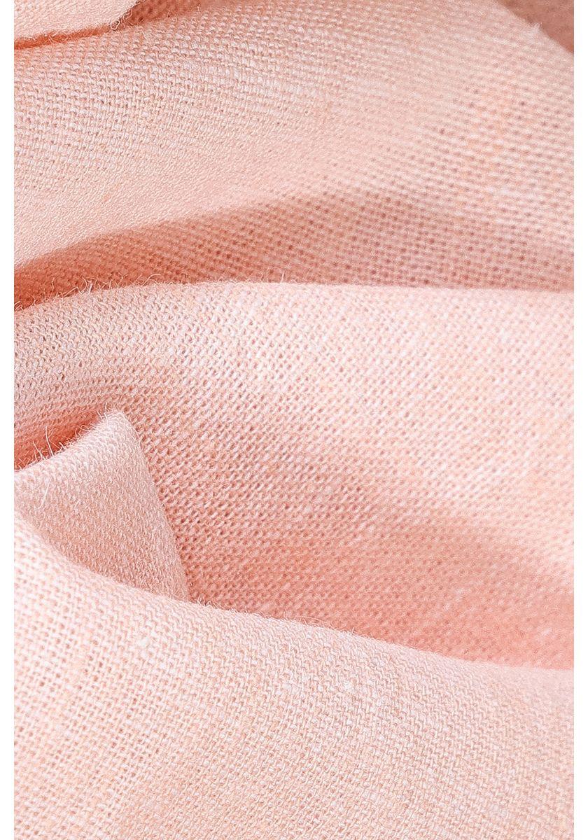 Camisa Manga Curta Move Slim Linho Algodão Coral - 5