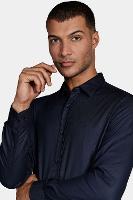 Camisa Aramis Manga Longa Slim Stretch Marinho - 3