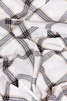 Camisa Aramis Manga Longa Regular Xadrez Branco e Marinho - 4