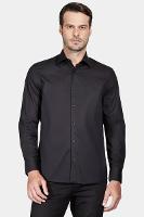 Camisa Aramis Slim Social Com Elastano Preto - 1