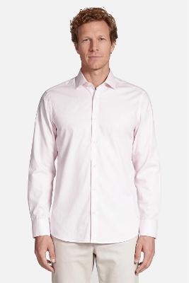 Camisa Slim Social Com Elastano Rosa
