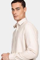 Camisa Aramis Slim Algodão Damero Areia - 3