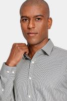 Camisa Aramis Manga Longa Cosmo Slim Algodão Micro Xadrez - 3