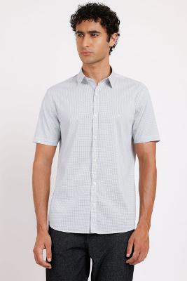 Camisa Aramis Manga Curta Slim Branca