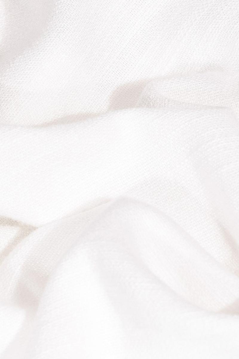 Camisa Aramis Manga Longa Gola Padre Flamê Lisa Off White - 6