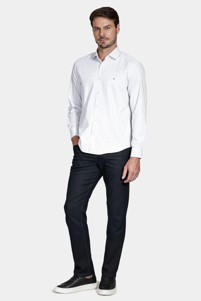 Calça Aramis Aramis Jeans Regular Azul Escuro - 2