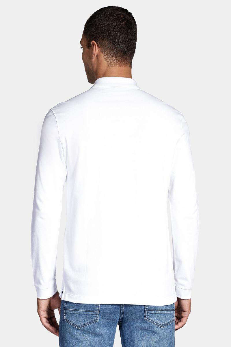 Polo Aramis Piquet Manga Longa Off White - 4