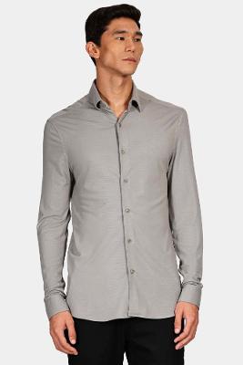 Camisa Aramis Manga Malha Liquid Repeller Cinza