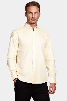 Camisa Aramis Manga Longa Move Regular Oxford Amarelo