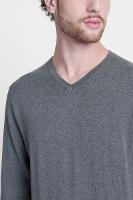 Tricot Aramis Manga Longa Cinza - 3