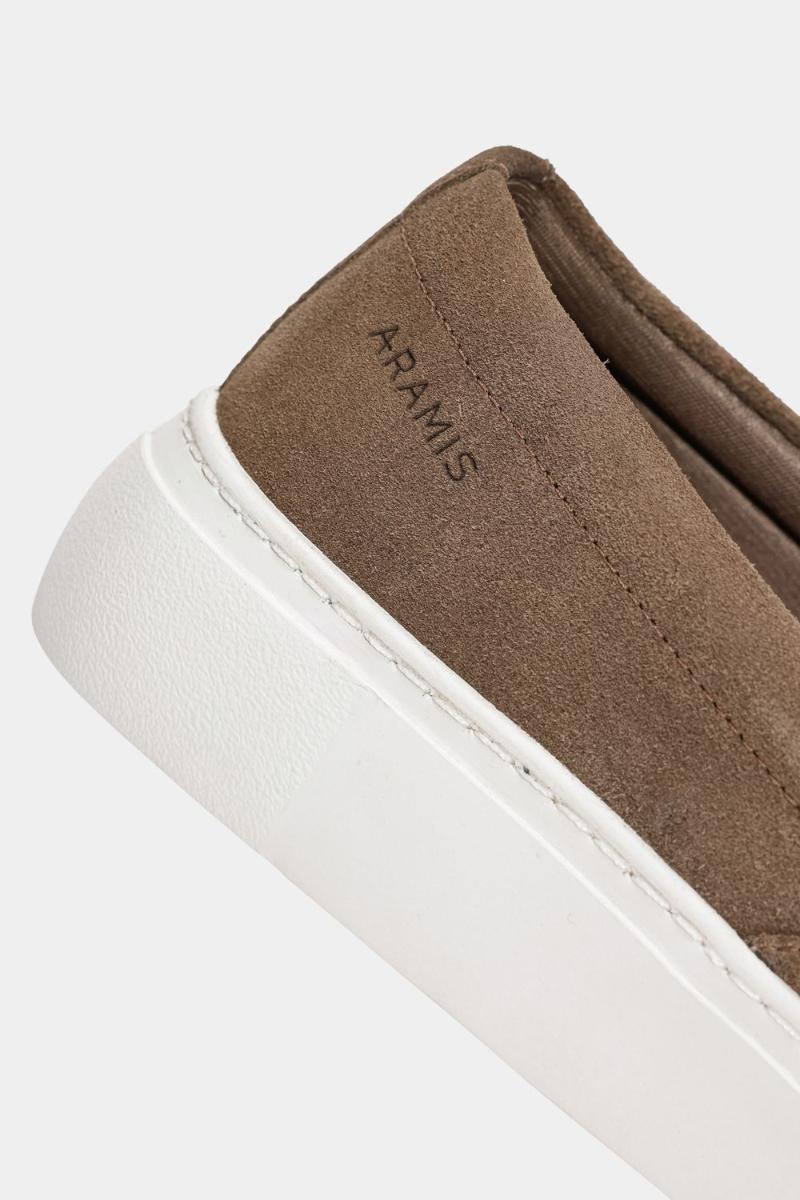 Tenis Aramis Slip On Camurça Aramis Cinza Médio - 5