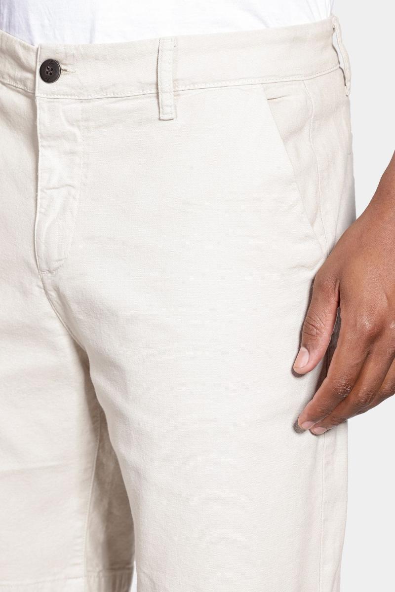 Bermuda Aramis Chino Clássica Canvas Areia - 3
