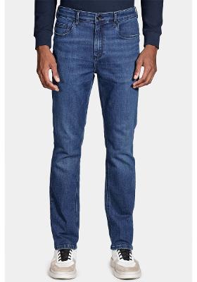 Calça Jeans Regular X-Treme Escura Azul Escuro