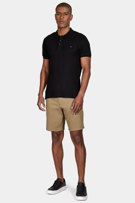 Polo Aramis Cotton Piquet Basic Preto