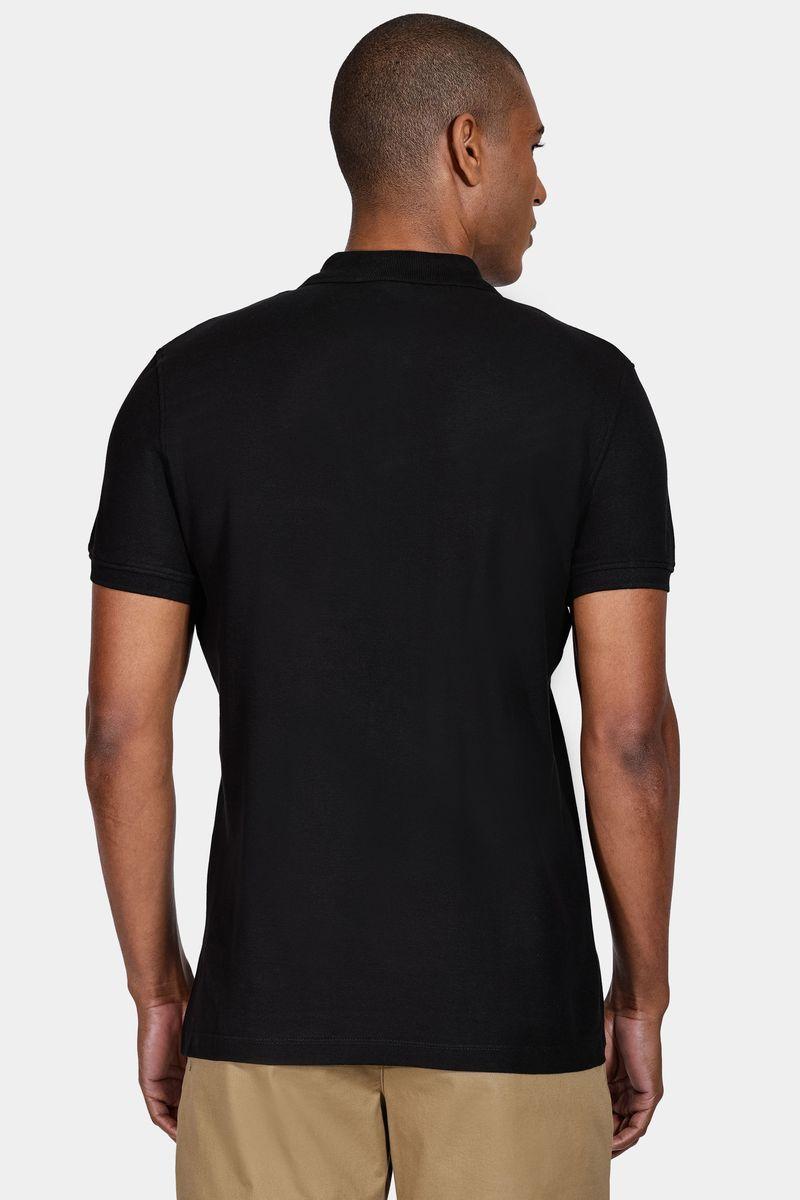 Polo Aramis Cotton Piquet Basic Preto - 4