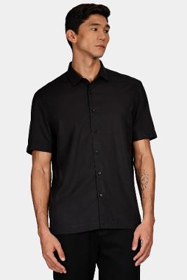 Camisa Aramis Regular Ampla Liocel Ls Preto