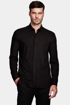 Camisa Aramis Manga Longa Malha Liquid Repeller Preto