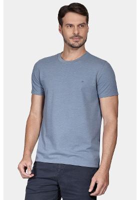 Camiseta Piquet Azul Alumínio