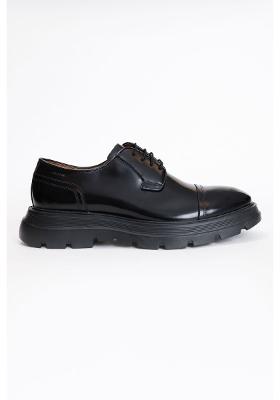 Sapato Couro Valiant Xl Preto